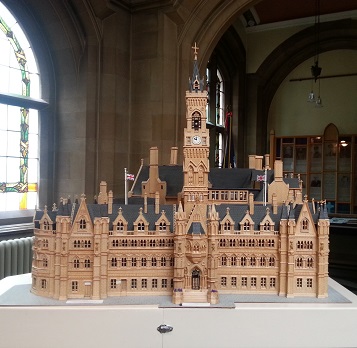 Model of City Hall, Bradford